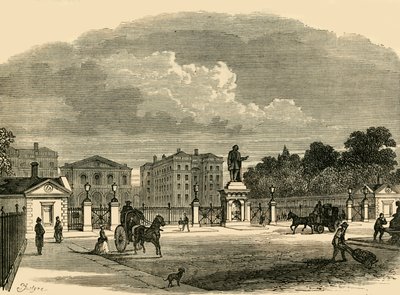गेटिंग ऑफ द फाउंडिंग हॉस्पिटल, c1876। द्वारा अज्ञात
