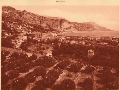 सामान्य दृश्य, ब्यूलियू, 1930। द्वारा अज्ञात