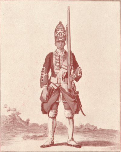 जेंटलमैन, 7 वां रॉयल फ्यूसिलर्स 1742, 1742 1909 द्वारा अज्ञात