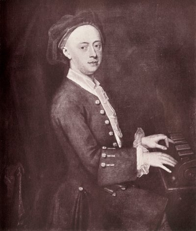 जॉर्ज फ्रेडरिक हैंडेल, c1720, 1919 द्वारा अज्ञात