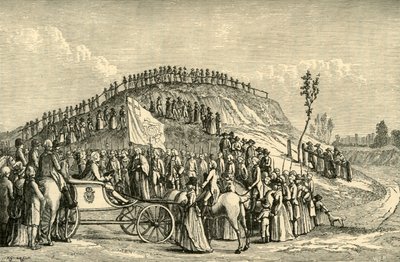 जॉर्ज III और क्वीन शार्लोट, एटन मोंटेम, 1778, 1911 में। द्वारा अज्ञात