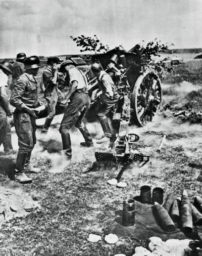 ईस्टर्न फ्रंट, 1941 में जर्मन तोपखाने द्वारा अज्ञात