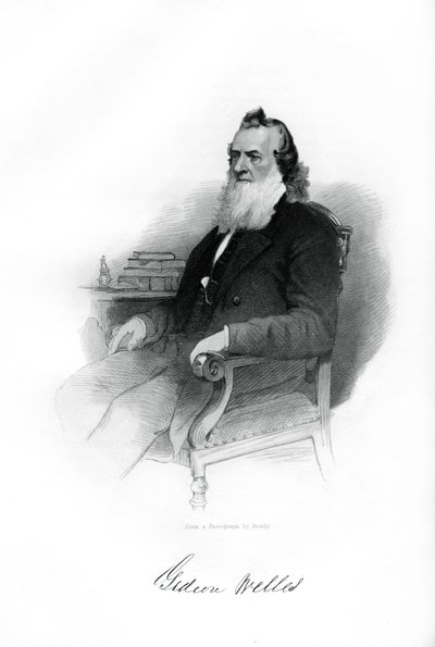 1861 से 1869, 1862-1867 तक नौसेना के अमेरिकी सचिव गिदोन वेल्स द्वारा अज्ञात