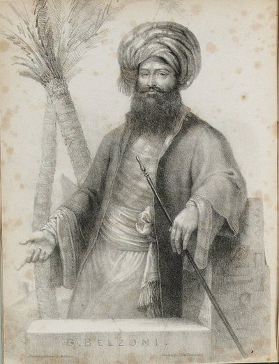 जियोवन्नी बतिस्ता बेलजोनी 1778-1823 ऑपरेशन्स और हाल ही में डिस्को की कथा से सामने वाले द्वारा अज्ञात