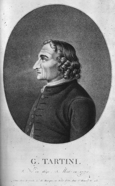 Giuseppe Tartini 1692-1770 एक इतालवी बारोक संगीतकार और वायलिन वादक थे द्वारा अज्ञात