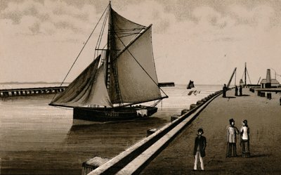 गोरलेस्टन पियर, सी 1880। द्वारा अज्ञात