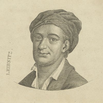 गॉटफ्रीड विल्हेम लीबनिज 1646-1716, सी। 1790 द्वारा अज्ञात