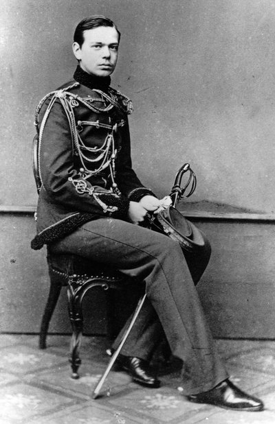 रूस के ग्रैंड ड्यूक अलेक्जेंडर अलेक्जेंड्रोविच, c1860-c1862 द्वारा अज्ञात