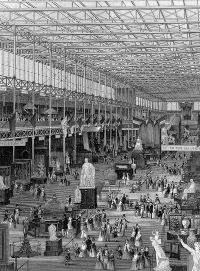 1851 में क्रिस्टल पैलेस, हाइड पार्क, लंदन में शानदार प्रदर्शनी द्वारा अज्ञात