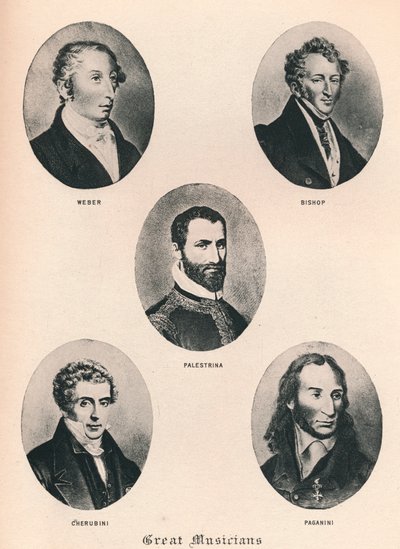 महान संगीतकार - प्लेट XV।, 1895 द्वारा अज्ञात