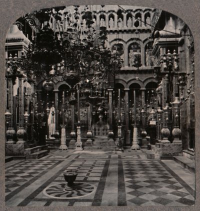 यूनानी कैथेड्रल, होली सेपुलचर चर्च, यरूशलेम, c1900 में द्वारा अज्ञात