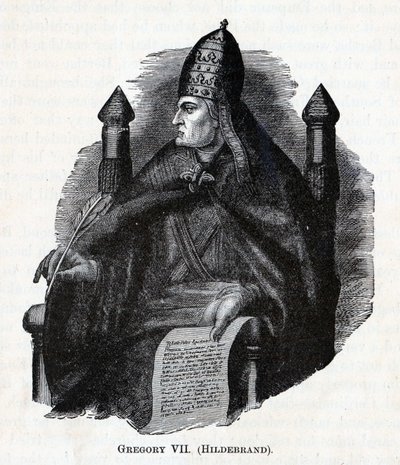 ग्रेगरी VII हिल्डेब्रांड, 1882 द्वारा अज्ञात