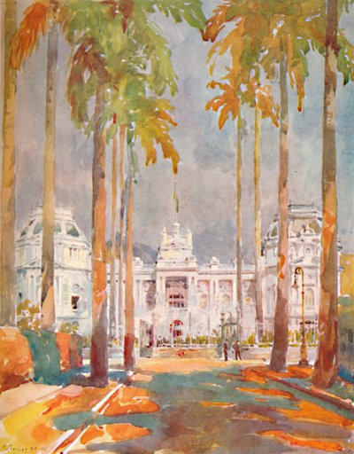 गुआनाबारा पैलेस। - राष्ट्रपति मार्शल हेमीज़ दा फोंसेका का निवास, 1914 द्वारा अज्ञात