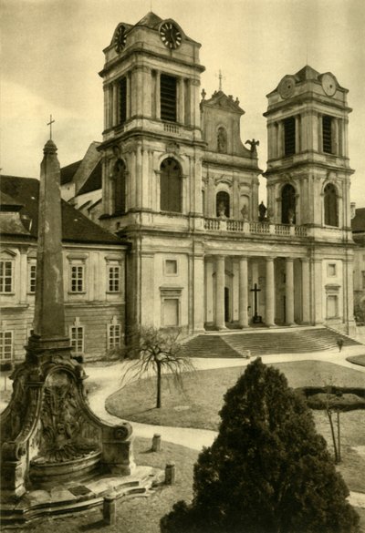 गोटवेग एबे, क्रेम्स, लोअर ऑस्ट्रिया, c1935। द्वारा अज्ञात