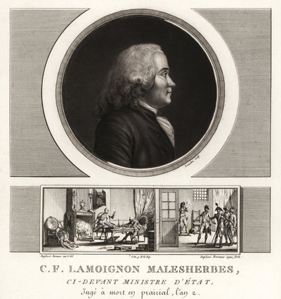 Guillaume-Chretien de Lamoignon de Malesherbes, फ्रांसीसी राजनेता, राज्य मंत्री द्वारा अज्ञात