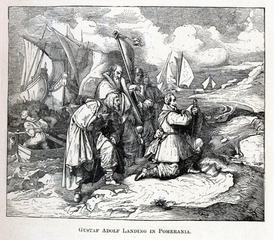 1882 में पोमेरानिया में गुस्ताव एडॉल्फ लैंडिंग द्वारा अज्ञात