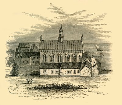 विनचेस्टर हाउस का हॉल, c1878। द्वारा अज्ञात