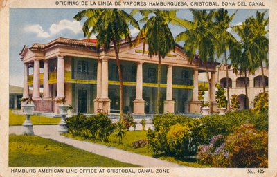 हैम्बर्ग अमेरिकन लाइन ऑफिस क्रिस्टोबाल, कैनाल ज़ोन में, c1920s द्वारा अज्ञात