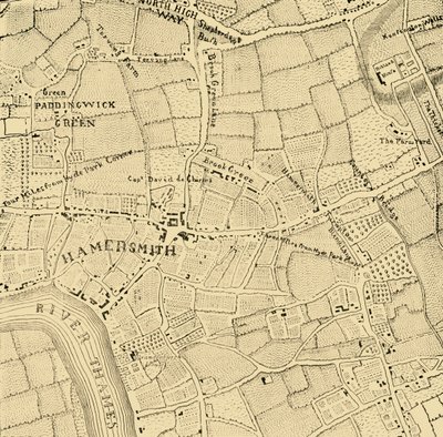 1746 में हैमरस्मिथ, सी 1878। द्वारा अज्ञात