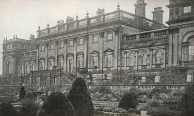 हरेवुड हाउस, आरटी का निवास स्थान। माननीय। द अर्ल ऑफ हरवुड, c1913 द्वारा अज्ञात