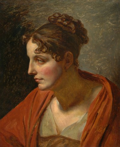 एक महिला का मुखिया, सी. 1810. द्वारा अज्ञात