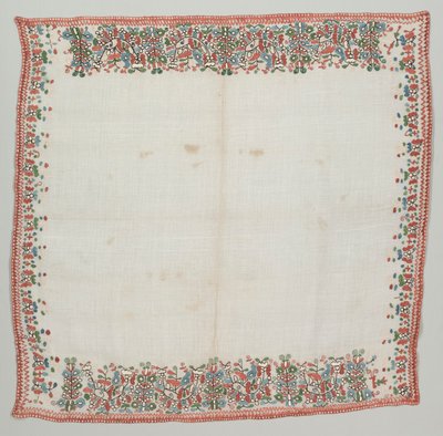 हेडक्लोथ, 1800s। द्वारा अज्ञात
