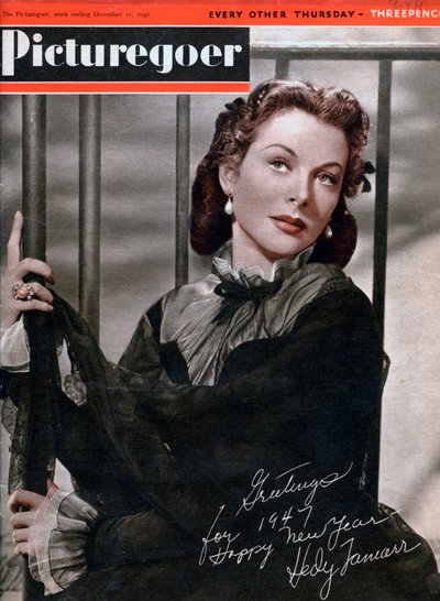 Hedy Lamarr 1914-2000, ऑस्ट्रियाई मूल की अमेरिकी अभिनेत्री, 1946 द्वारा अज्ञात