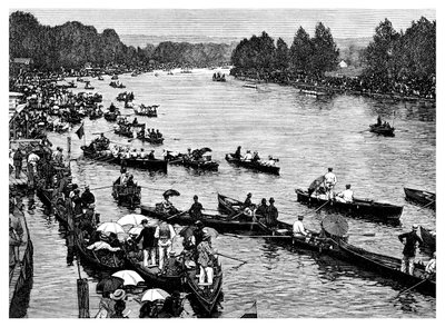 हेन्ले रेगाटा, ऑक्सफ़ोर्डशायर, 1882 द्वारा अज्ञात