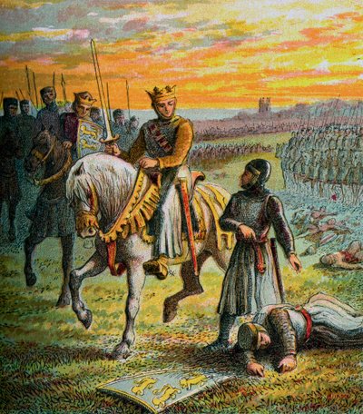 हेनरी III और द बैरन्स, c1850 द्वारा अज्ञात