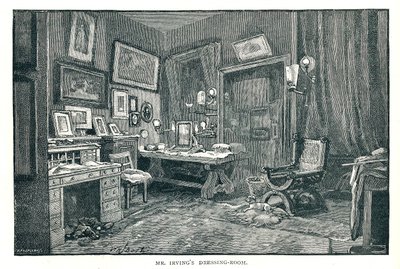 हेनरी इरविंग ड्रेसिंग रूम, 1891 द्वारा अज्ञात