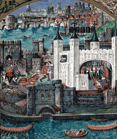 लंदन के टॉवर पर हेनरी VII, 1485-1509 द्वारा अज्ञात