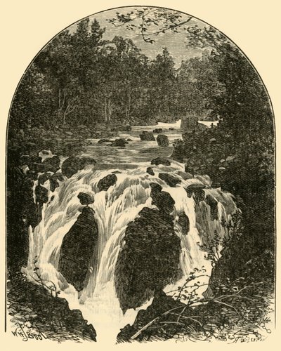 हर्मिटेज फॉल, 1898। द्वारा अज्ञात