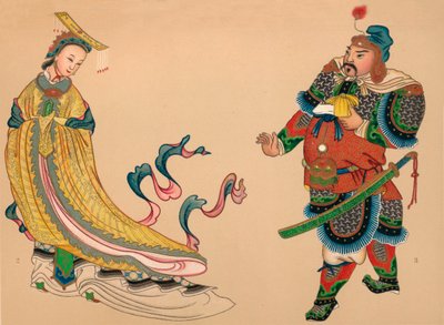 चीनी इतिहास के नायक और नायिका, c1903, 1904 द्वारा अज्ञात