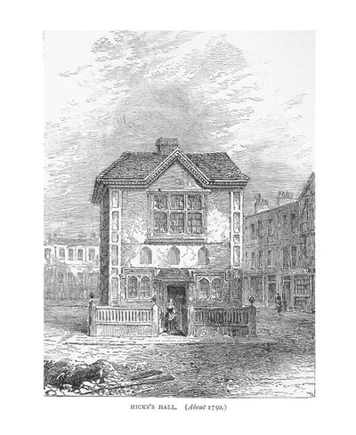 हिक्स हॉल, 1750. 1878 द्वारा अज्ञात