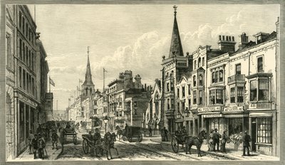 हाई स्ट्रीट, साउथैम्पटन, 1898। द्वारा अज्ञात
