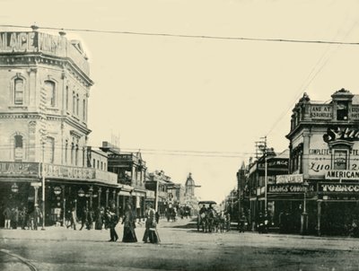 हिंडले स्ट्रीट, एडिलेड, 1901। द्वारा अज्ञात