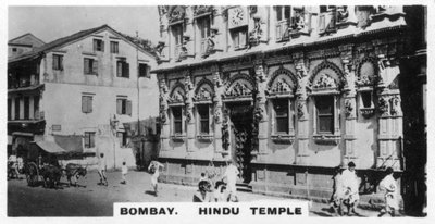 हिंदू मंदिर, बॉम्बे, भारत, c1925 द्वारा अज्ञात