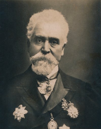 हीराम स्टीवंस मैक्सिम, 1840-1916। अमेरिकी मूल के ब्रिटिश आविष्कारक और इंजीनियर, 1894-1907 द्वारा अज्ञात