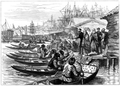 हायरिंग ए कैक, कॉन्स्टेंटिनोपल, 1877 द्वारा अज्ञात