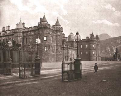 होलीरोडहाउस, एडिनबर्ग, स्कॉटलैंड, 1894। द्वारा अज्ञात