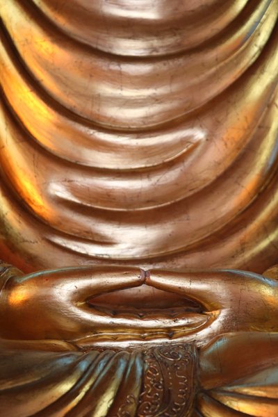 हांग हिएन तू मंदिर। बुद्ध प्रतिमा, फ्रीजस, फ्रांस द्वारा अज्ञात