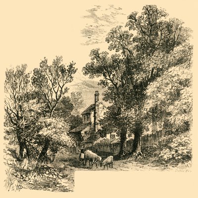 1760 में क्रेवन हिल में घर, c1876। द्वारा अज्ञात