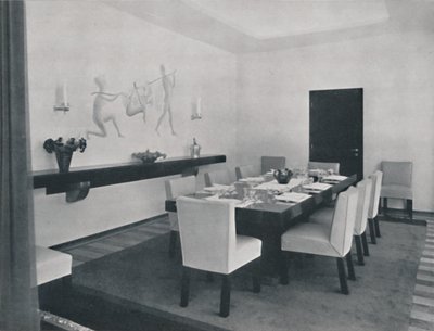 रूडोल्फ फ्रेंकल द्वारा बुकुरेस्टी में घर - भोजन कक्ष, 1942 द्वारा अज्ञात