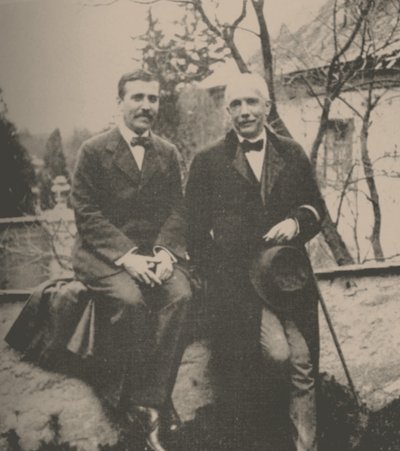 ह्यूगो वॉन हॉफमनस्टाल 1874-1929 और रिचर्ड स्ट्रॉस 1864-1949, 1912। द्वारा अज्ञात