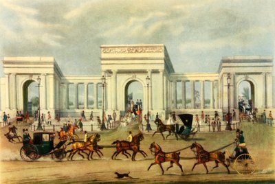 हाइड पार्क कॉर्नर, 19वीं सदी, 1944। द्वारा अज्ञात