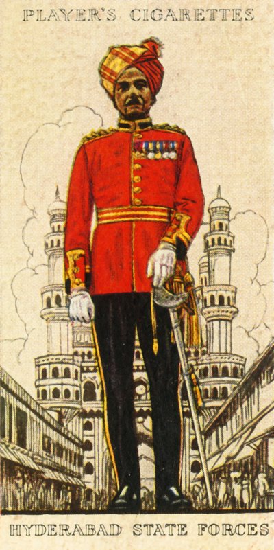 हैदराबाद राज्य सेना, 1936। द्वारा अज्ञात