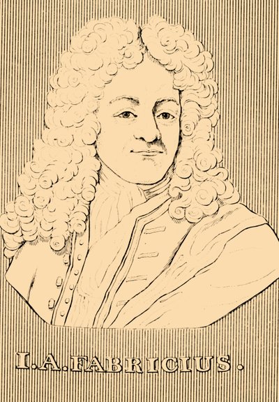 आइए Fabricius, 1668-1736, 1830। द्वारा अज्ञात