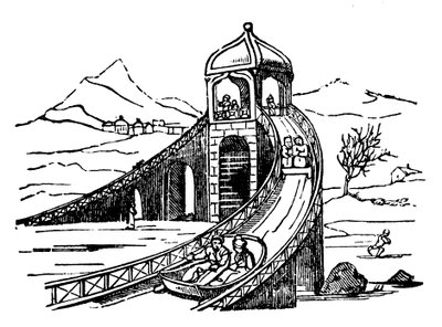 आइस माउंटेन, कृत्रिम स्लेज रन, रूस, 1836 द्वारा अज्ञात