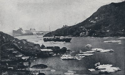 1924 में सेंट जॉन्स हार्बर में आइसबर्ग द्वारा अज्ञात