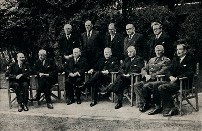 लंदन में इंपीरियल कॉन्फ्रेंस मीट, 1943 मई, 1945। द्वारा अज्ञात